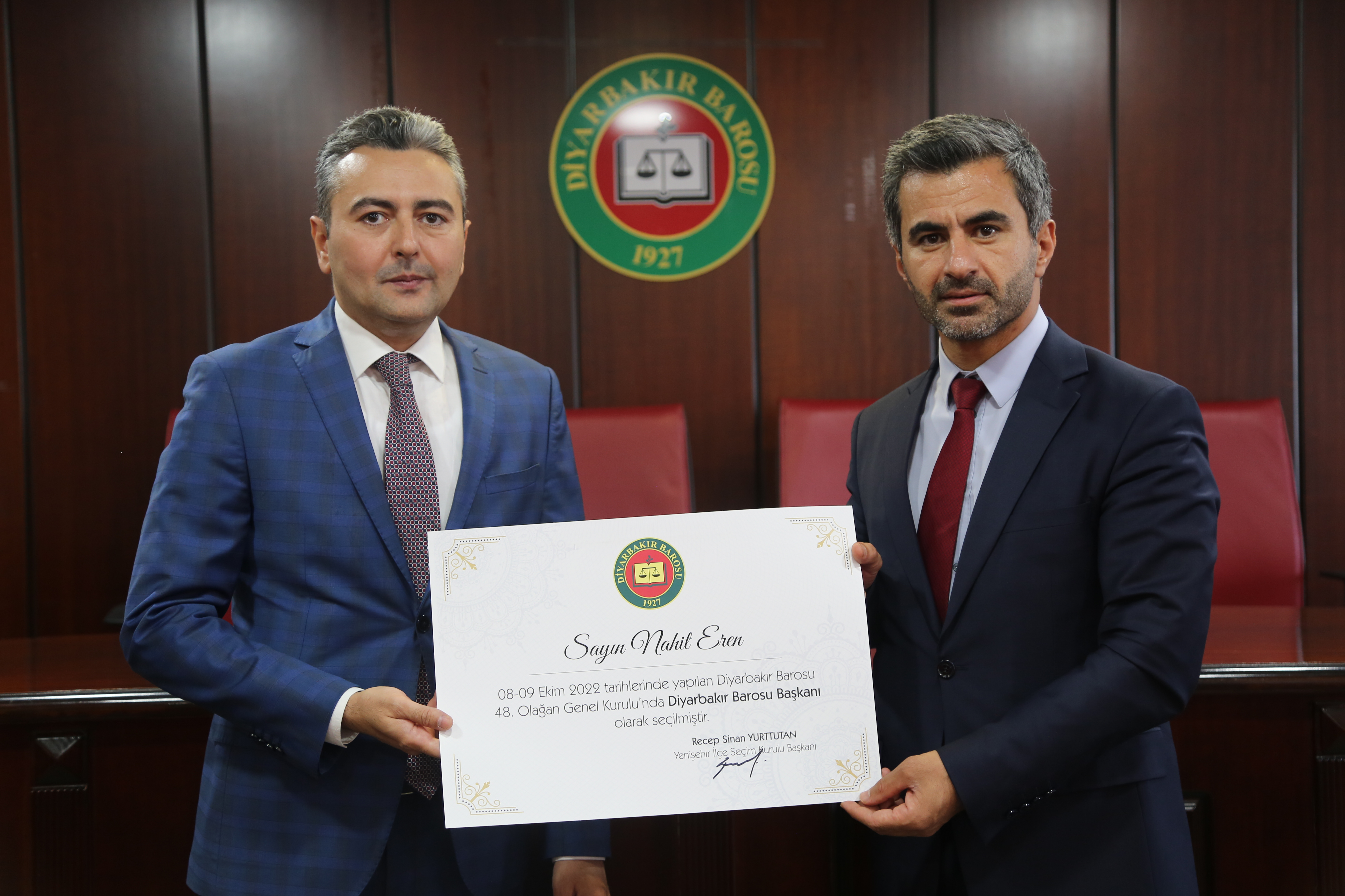 48. Dönem Baro Yönetim Kurulumuz Mazbatalarını Alarak Göreve Başladı — 1