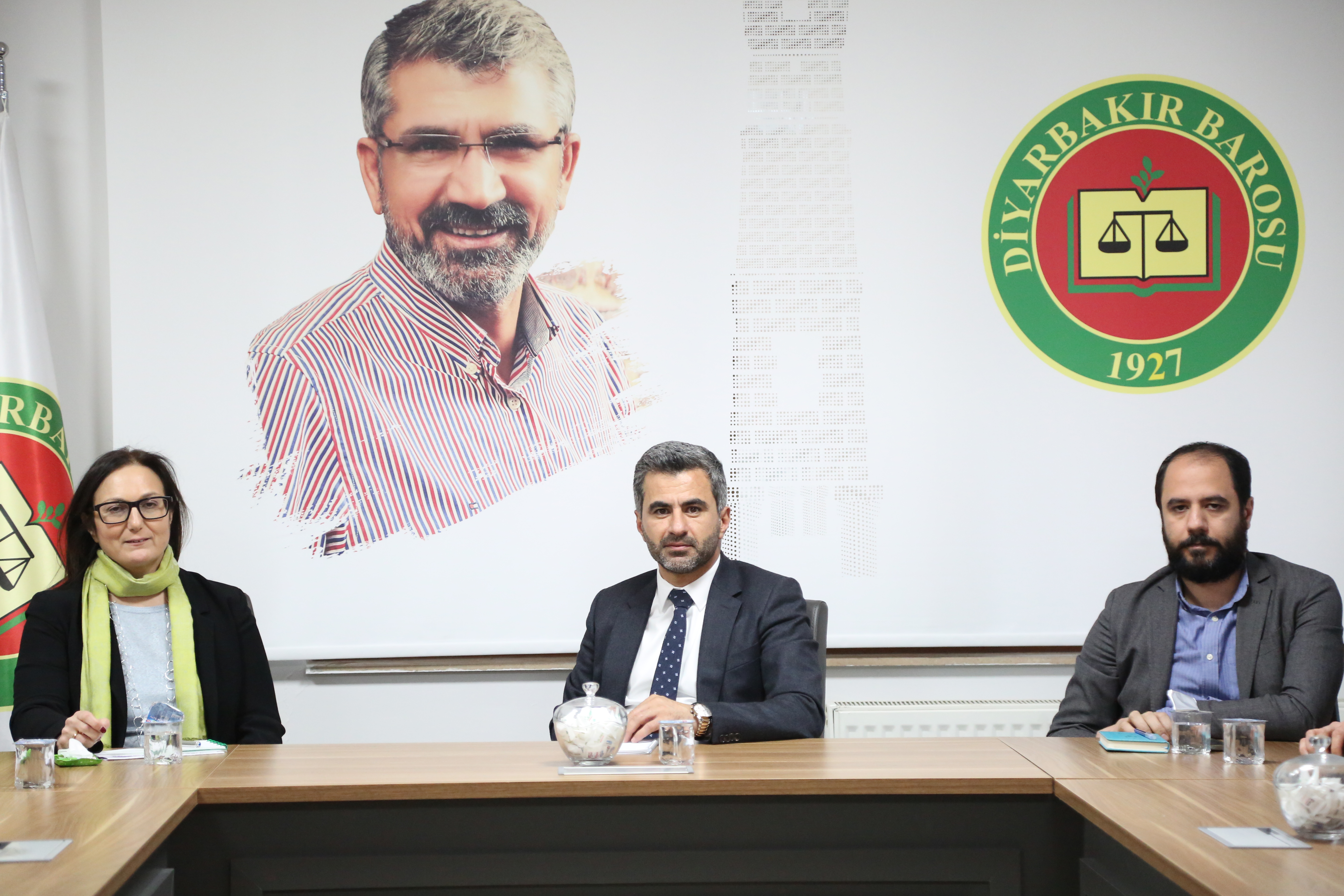 Alîkara Serokê Delegasyona Tirkiye Ya Yekîtiya Ewropayê Eleftheria PERTZINIDOU Hat Serdana Baroya Me. — 1