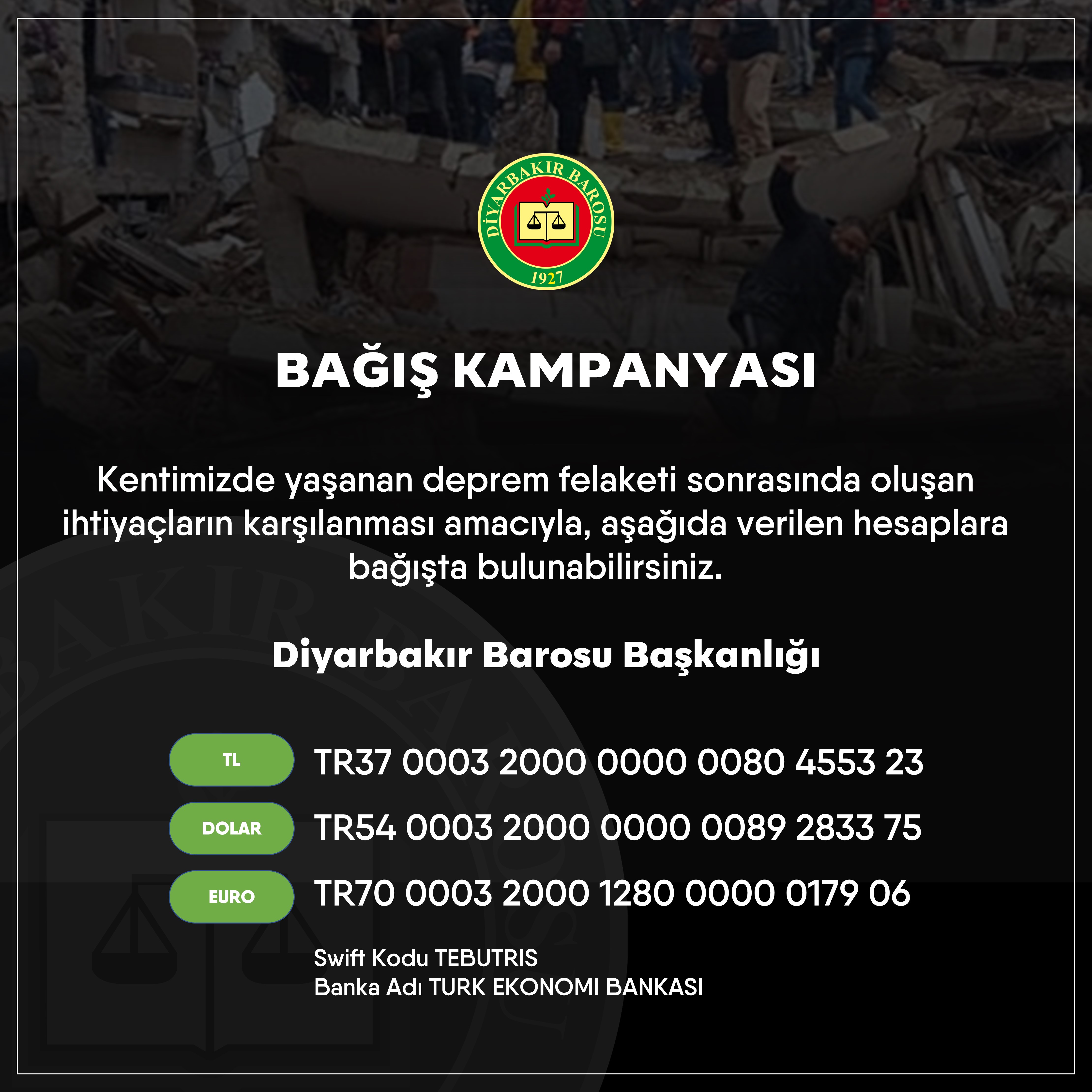 Bağış kampanyası/donatıon campaıgn — 1