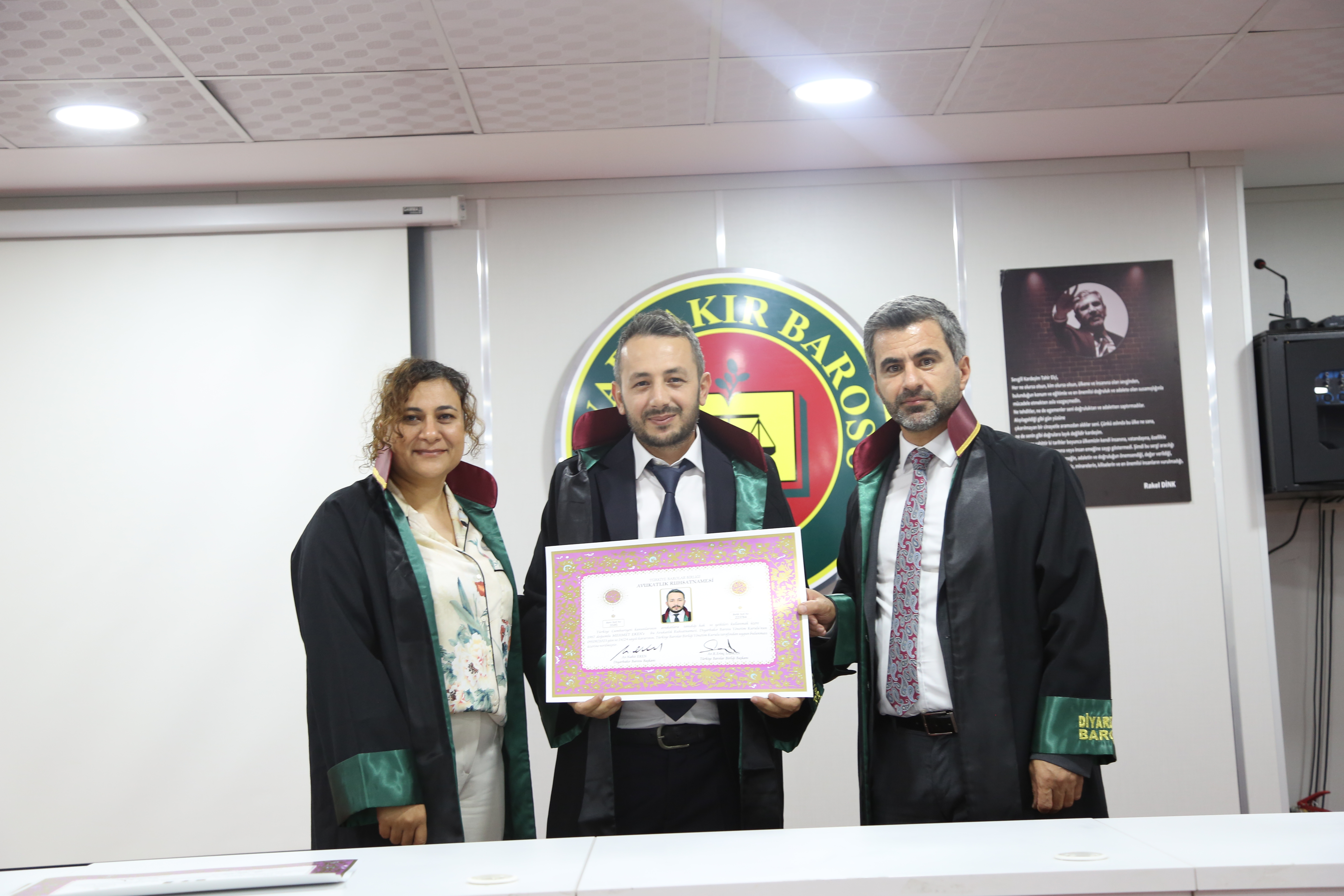 On İki Meslektaşımız Avukatlık Yeminini İcra Ederek Aramıza Katıldı. — 9