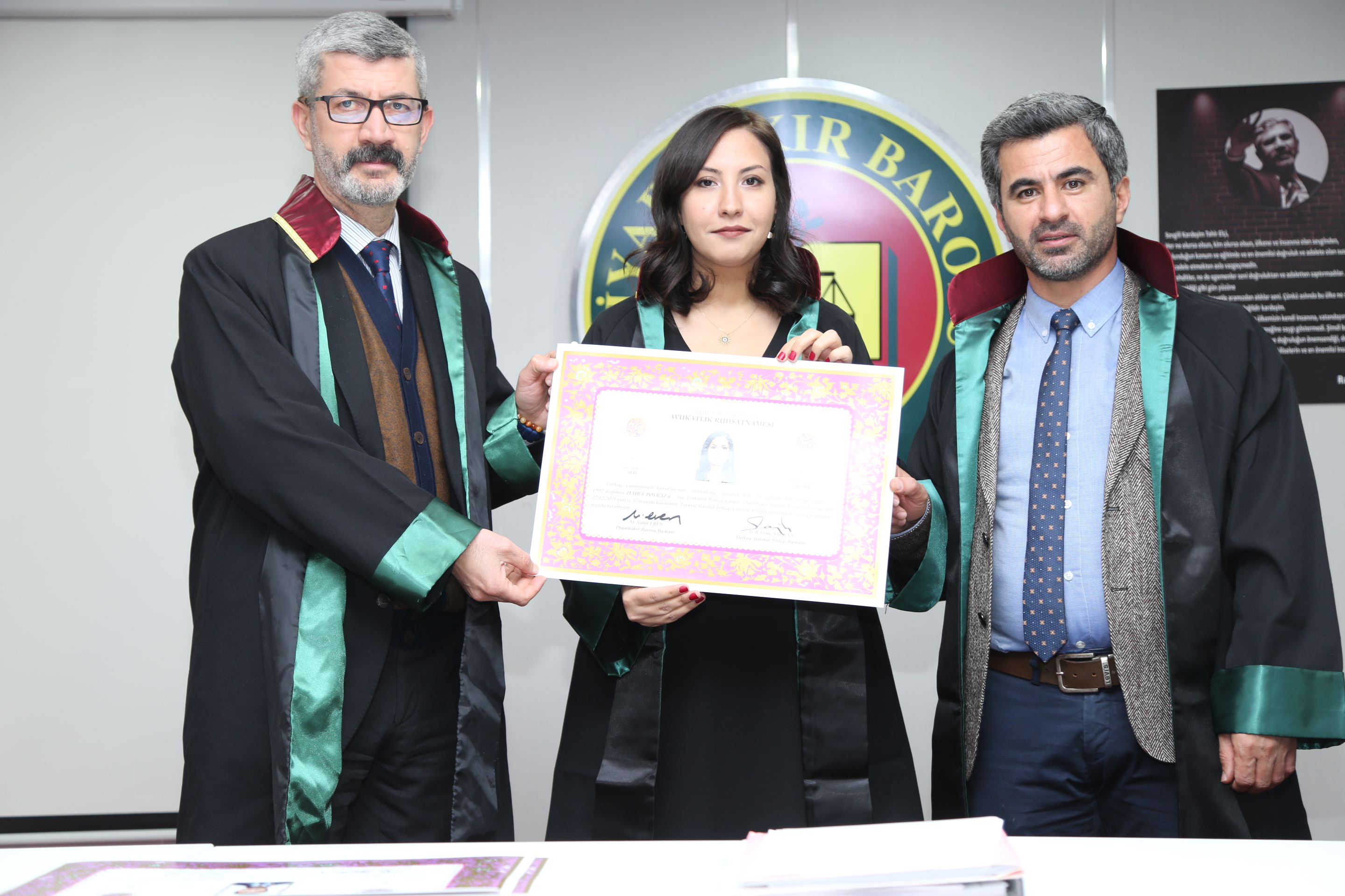 Üç Meslektaşımız Avukatlık Yeminini İcra Ederek Aramıza Katıldı. — 1