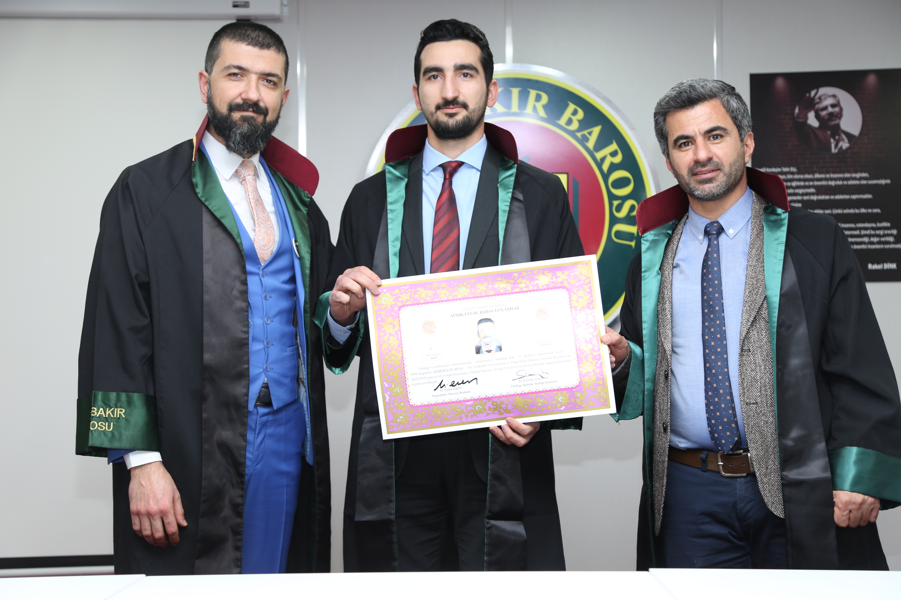 Üç Meslektaşımız Avukatlık Yeminini İcra Ederek Aramıza Katıldı. — 3