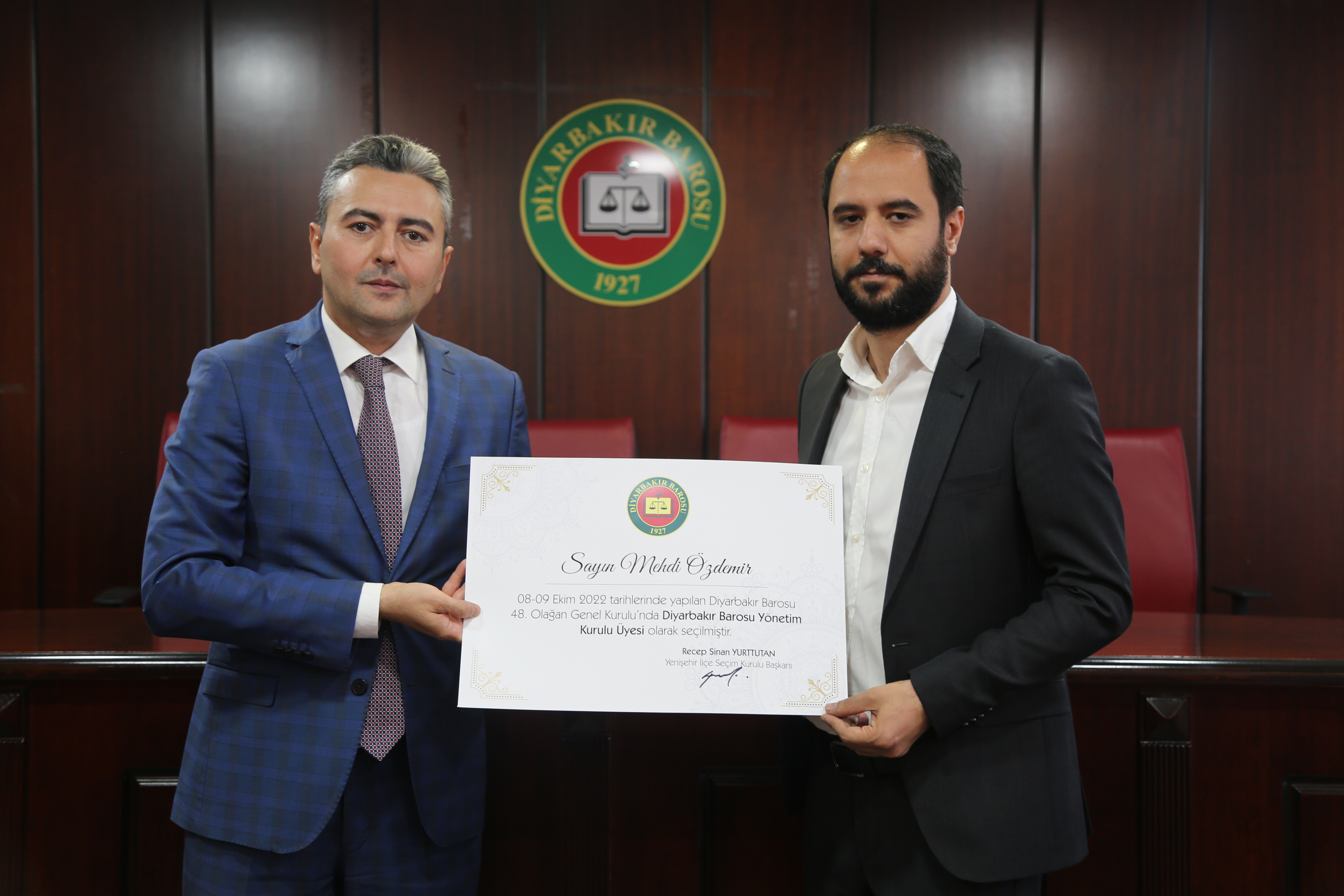 48. Dönem Baro Yönetim Kurulumuz Mazbatalarını Alarak Göreve Başladı — 11