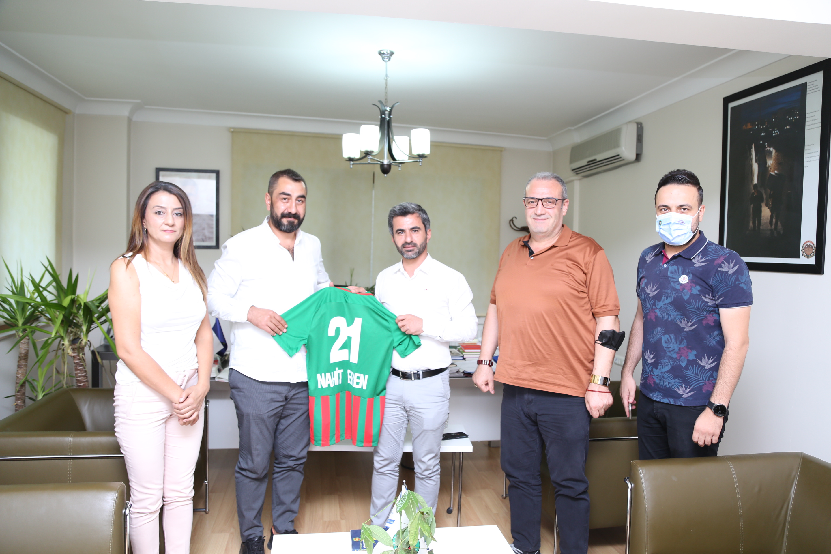 Amedspor Yönetiminden Baromuza Ziyaret — 1