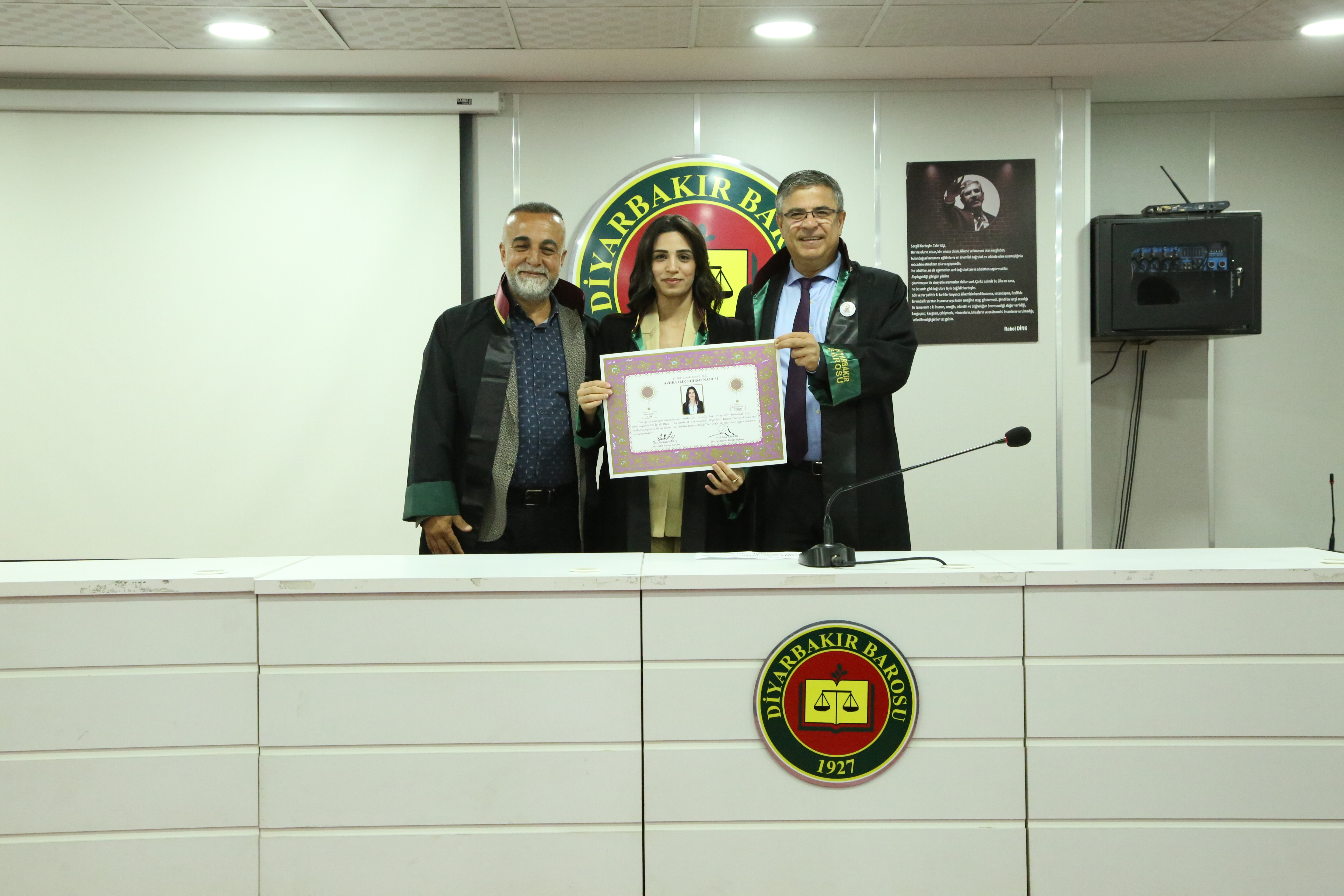 İki Meslektaşımız Avukatlık Yeminini İcra Ederek Aramıza Katıldı — 2