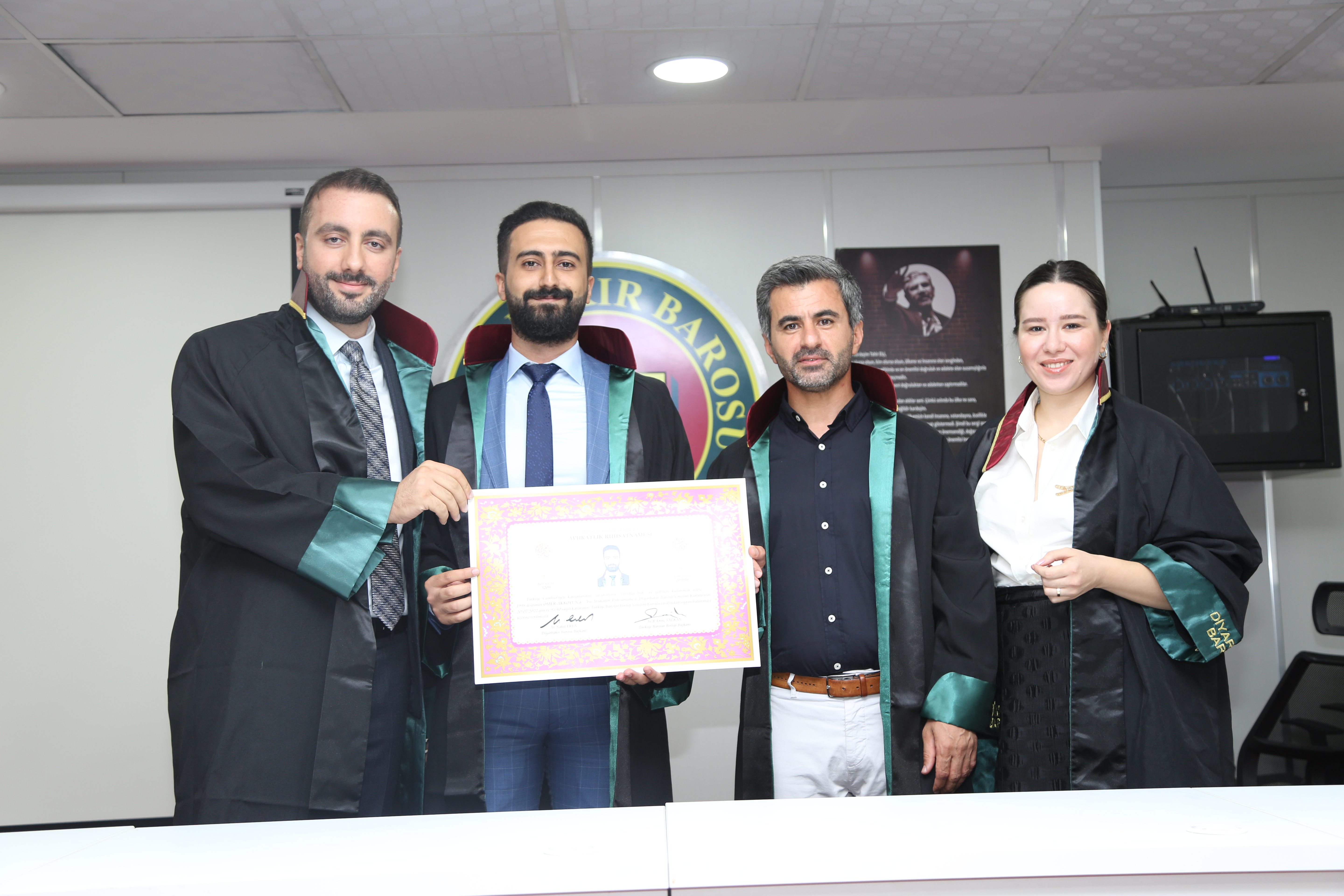 Meslektaşımız Ömer AKKOYUN Avukatlık Yeminini İcra Ederek Aramıza Katıldı — 1