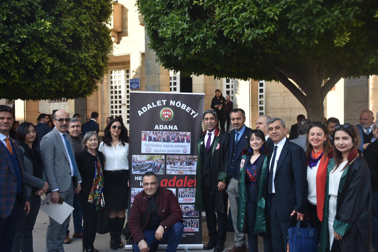 Baromuz, Adana Barosu Ev Sahipliğinde Yapılan Adalet Nöbetine Katıldı — 2