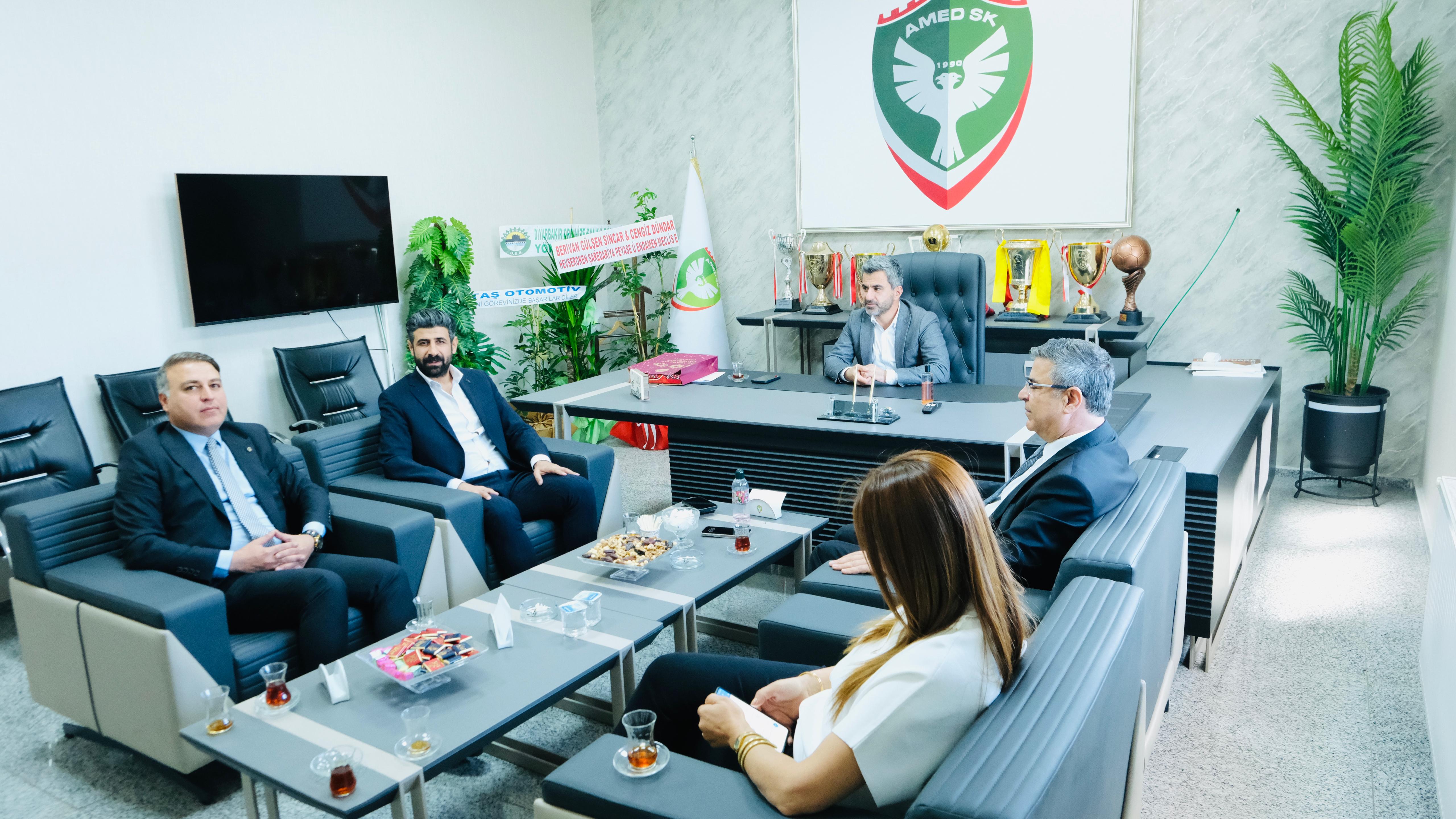 Baro Başkanımız Av. Abdulkadir Güleç Amed Spor'un Yeni Yönetimini Ziyaret Etti — 2