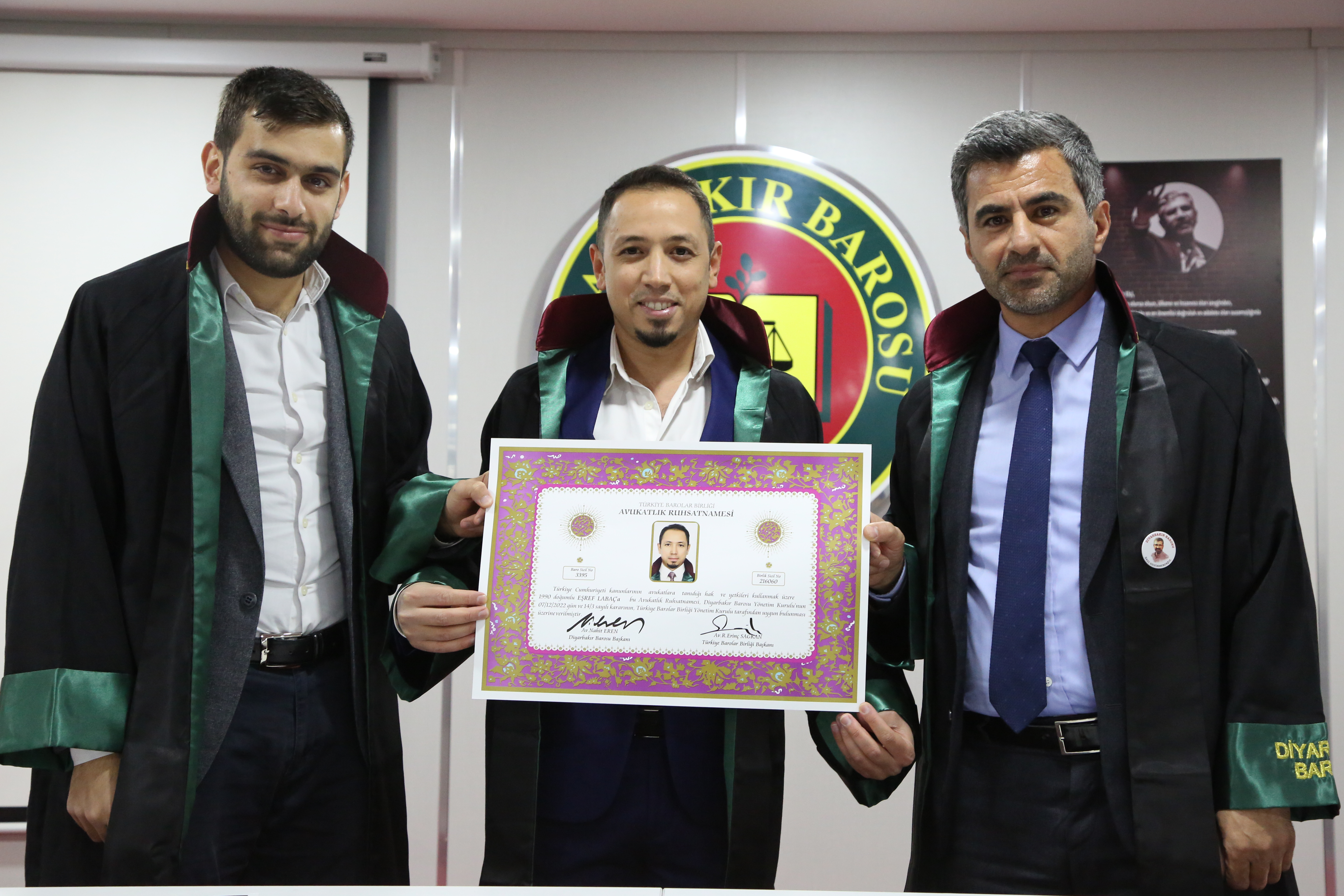Üç Meslektaşımız Avukatlık Yeminini İcra Ederek Aramıza Katıldı. — 2