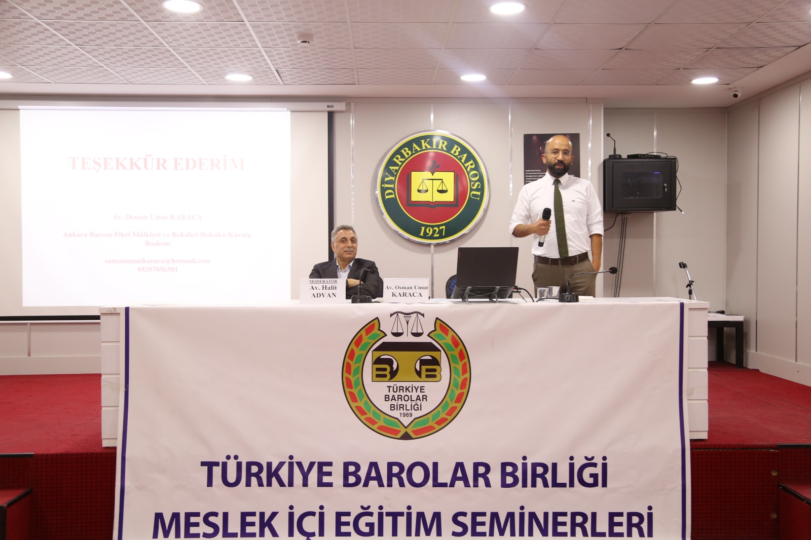 'Fikri ve Sinai Mülkiyet Hukuku' Konulu Meslek İçi Eğitim Semineri Yapıldı. — 2