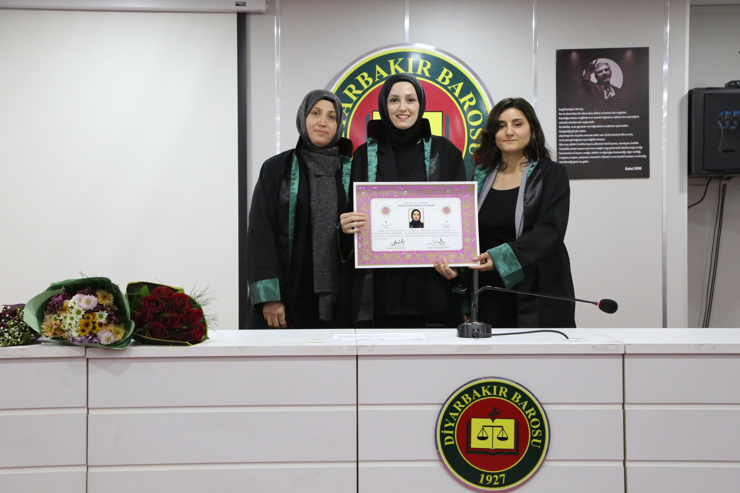 Üç Meslektaşımız Avukatlık Yeminini İcra Ederek Aramıza Katıldı — 2
