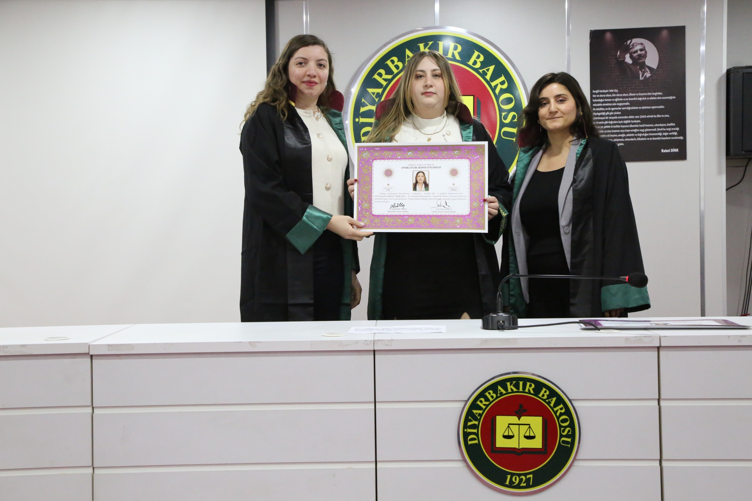 Üç Meslektaşımız Avukatlık Yeminini İcra Ederek Aramıza Katıldı — 3