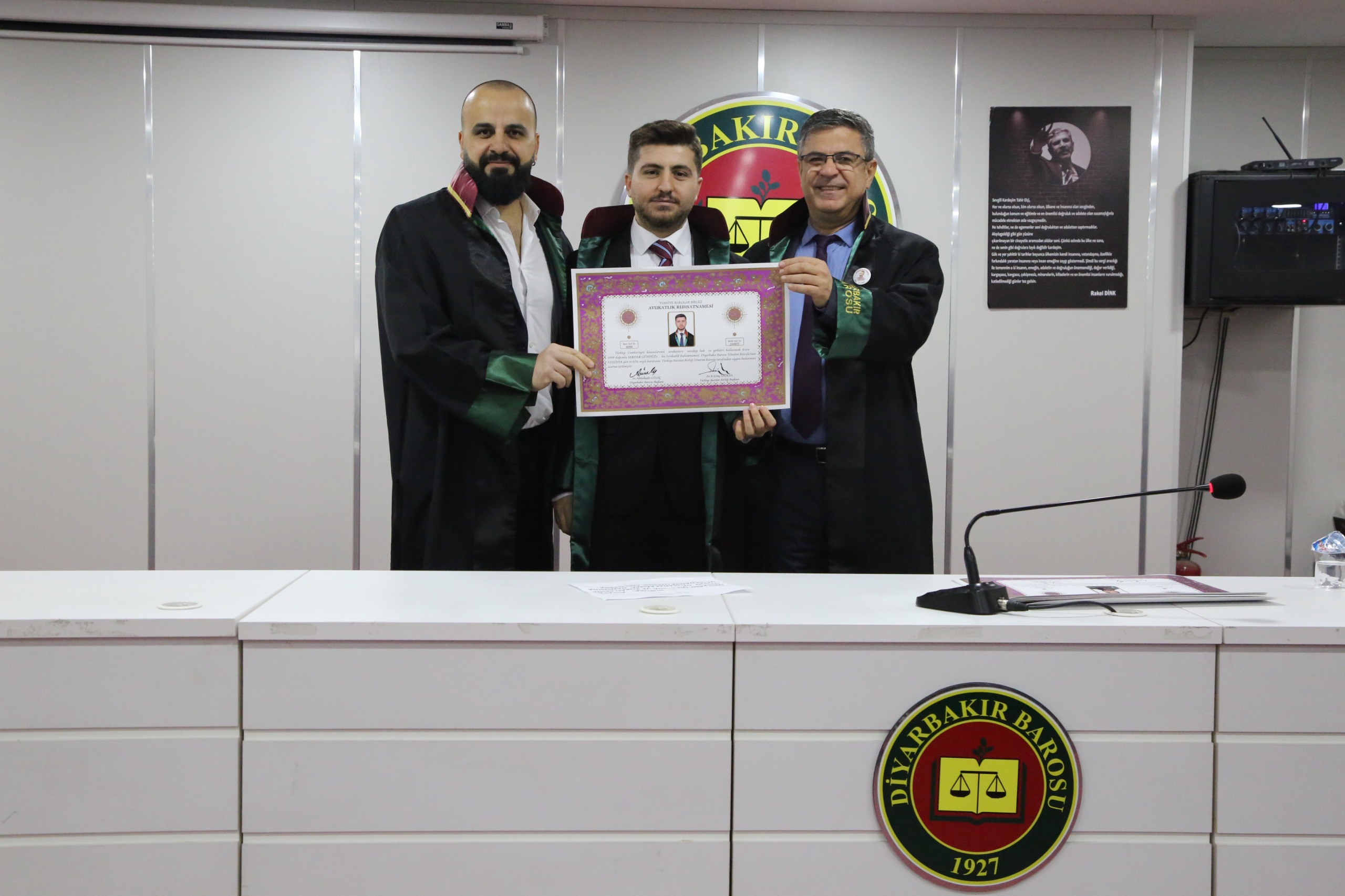 On Üç Meslektaşımız Avukatlık Yeminini İcra Ederek Aramıza Katıldı — 1