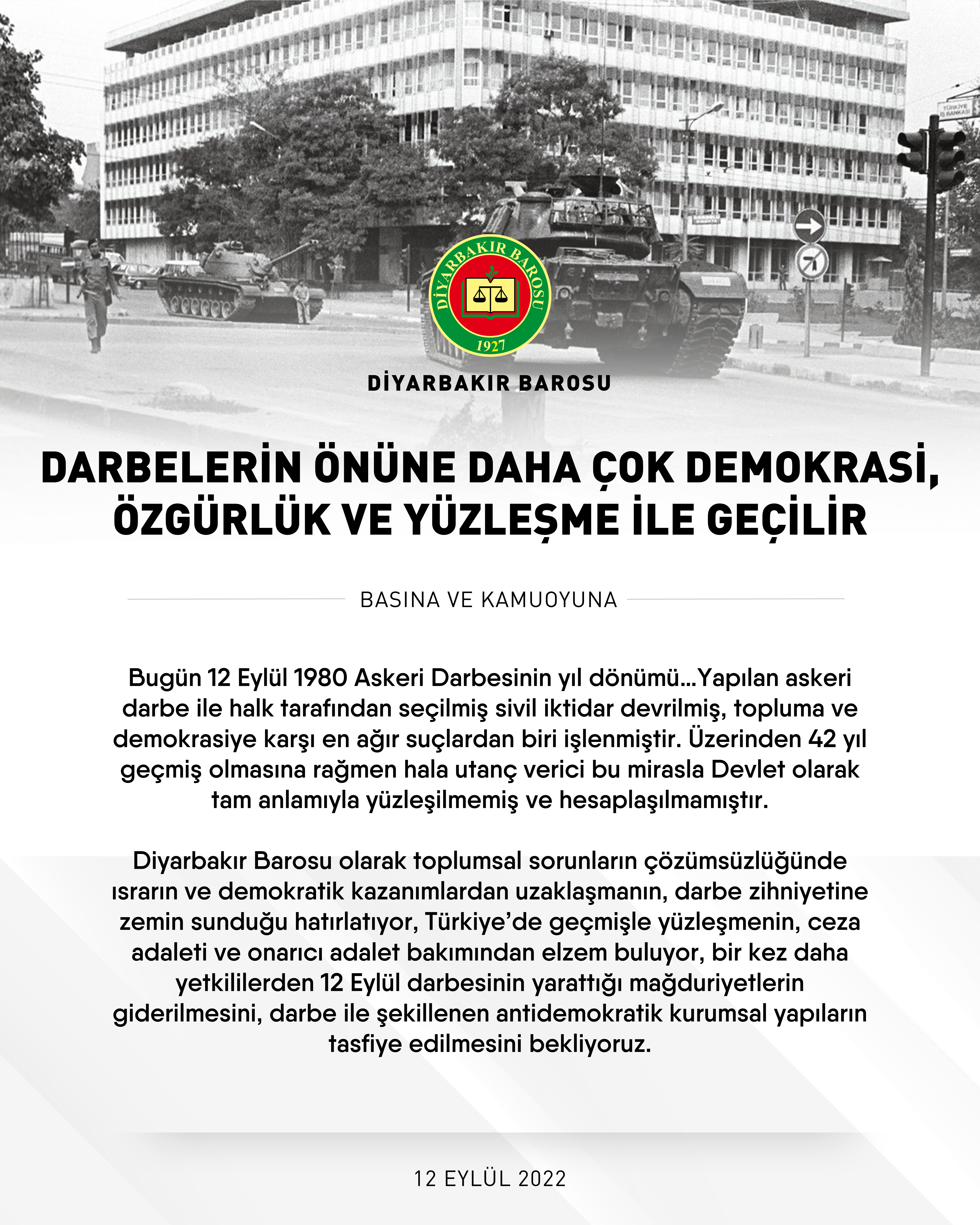 Darbelerin Önüne Daha Çok Demokrasi, Özgürlük Ve Yüzleşme İle Geçilir — 1
