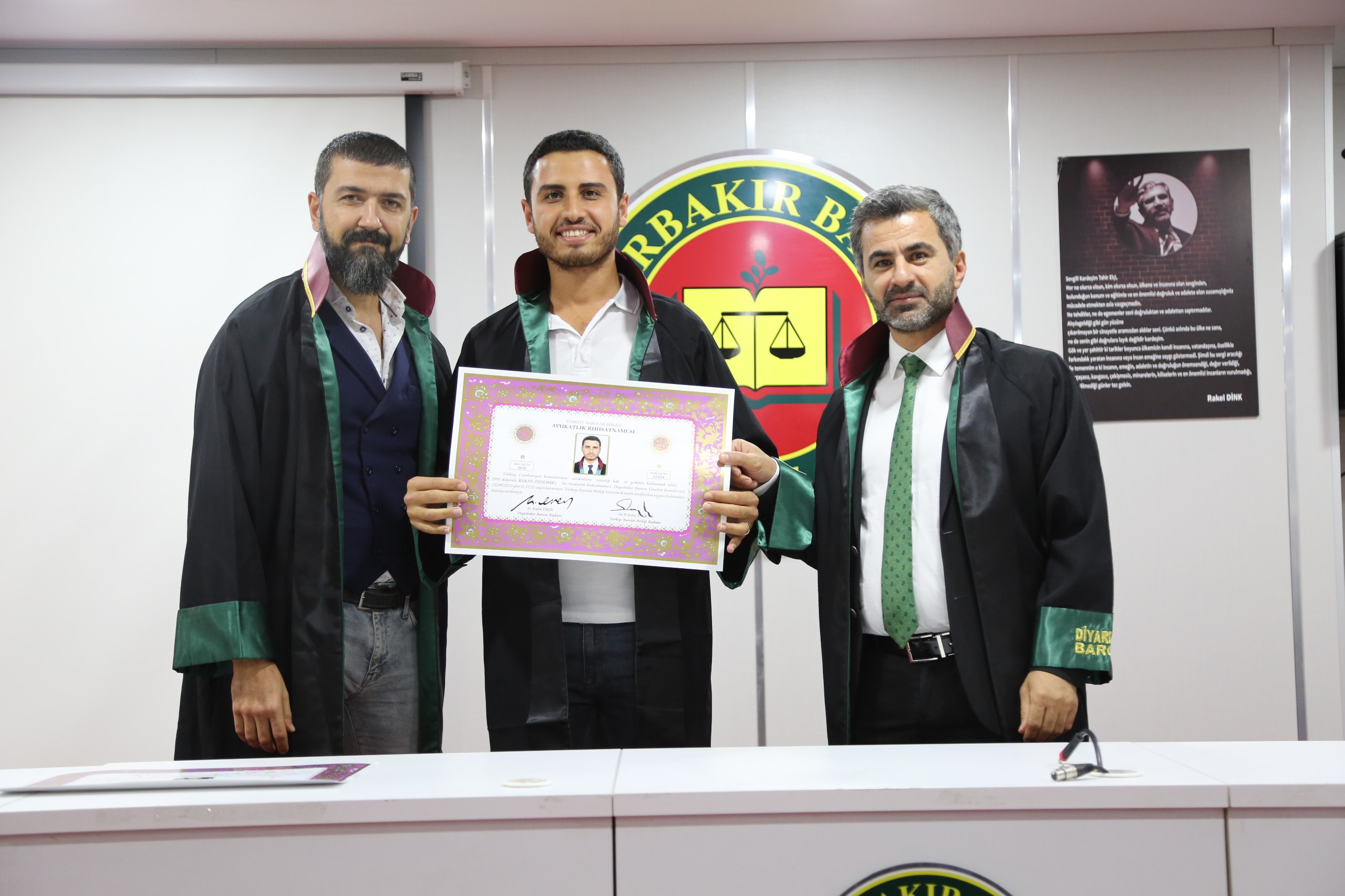 Üç Meslektaşımız Avukatlık Yeminini İcra Ederek Aramıza Katıldı — 3