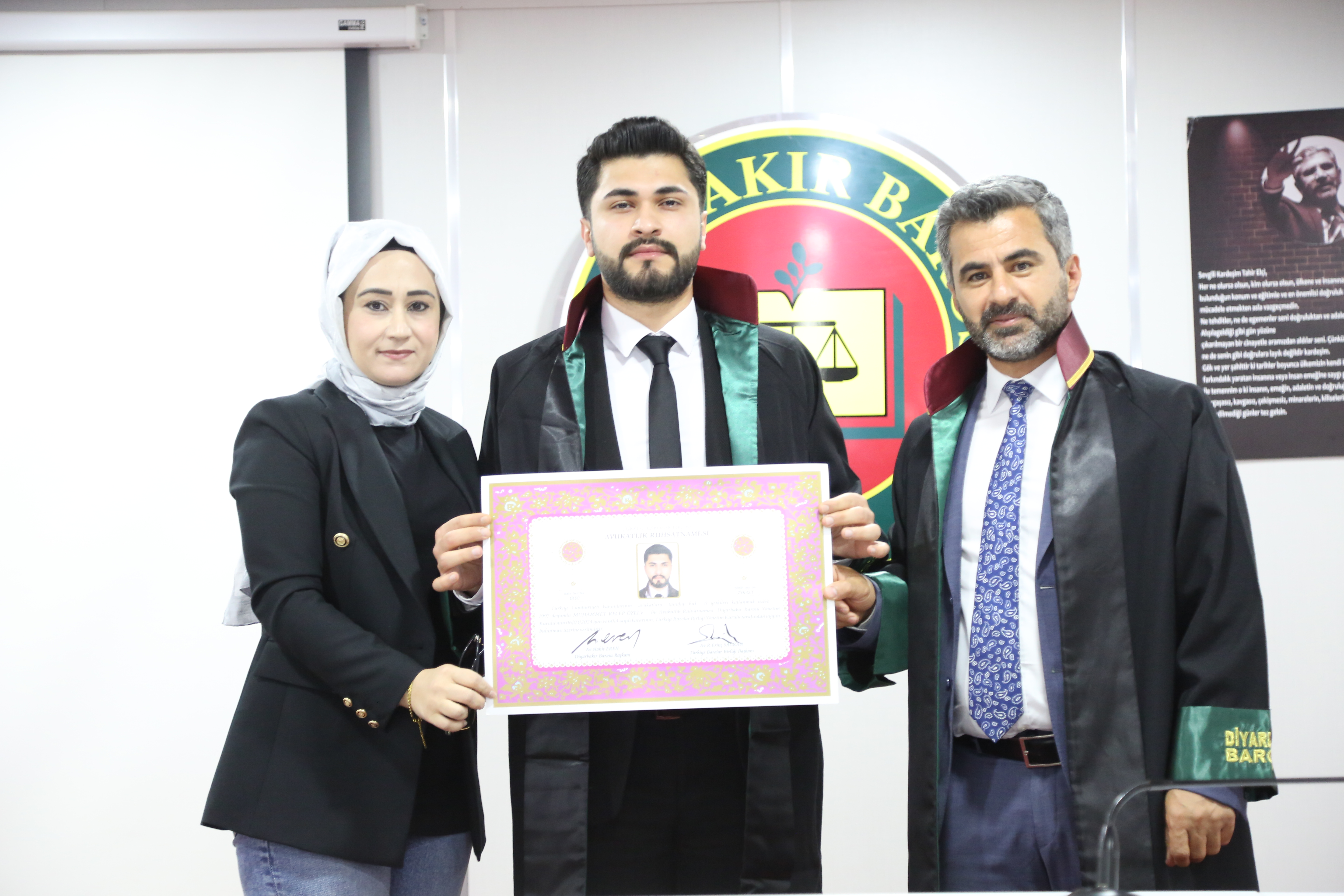 3 Meslektaşımız Avukatlık Yeminini İcra Ederek Aramıza Katıldı — 2
