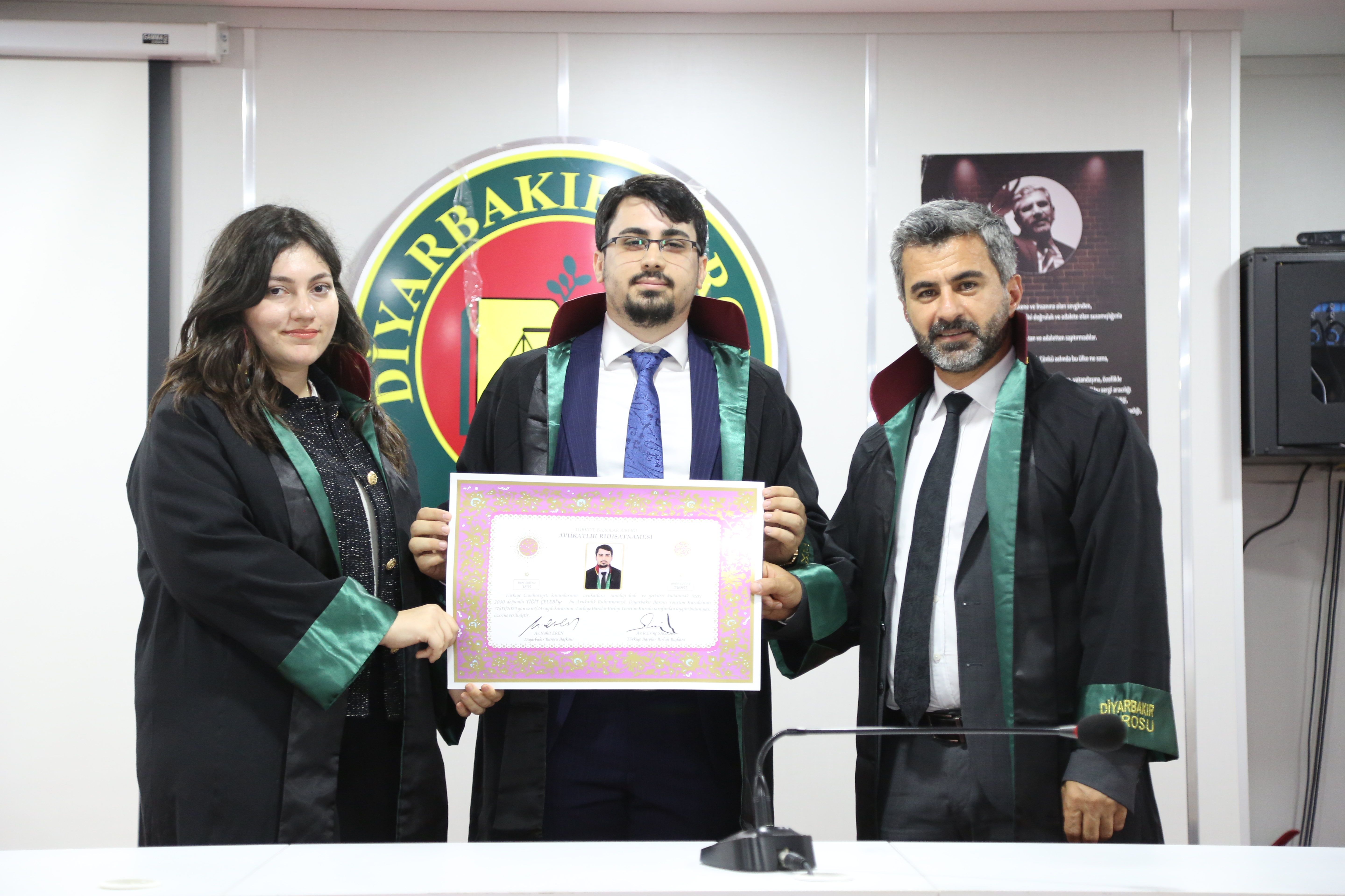 2 Meslektaşımız Avukatlık Yeminini İcra Ederek Aramıza Katıldı — 1