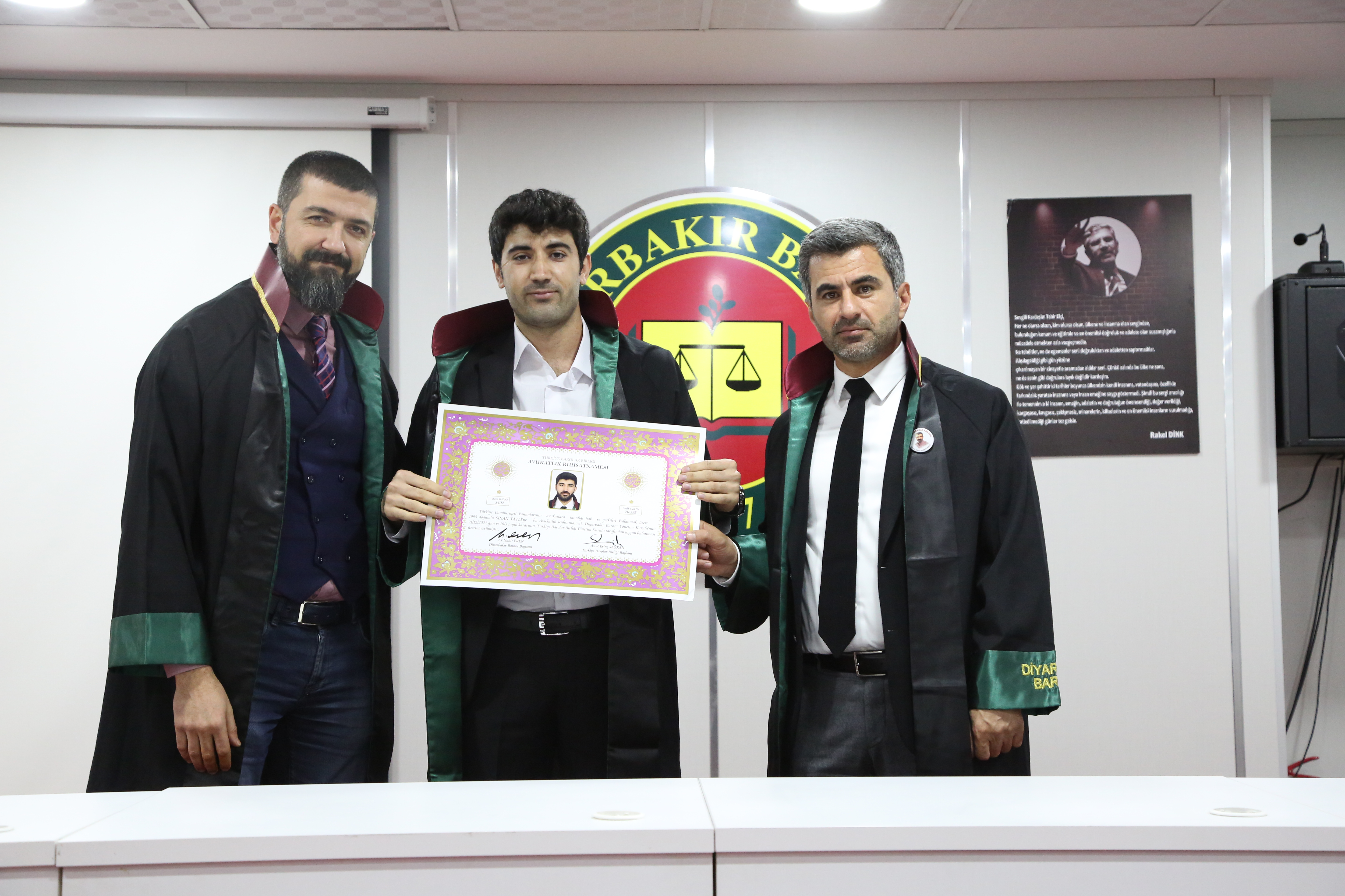 Beş Meslektaşımız Avukatlık Yeminini İcra Ederek Aramıza Katıldı. — 5