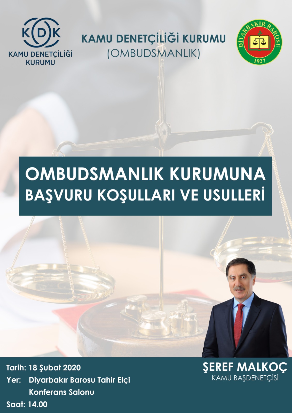 Ombudsmanlık Kurumuna Başvuru Koşul ve Usulleri Konulu Meslek İçi Eğitim Semineri — 1