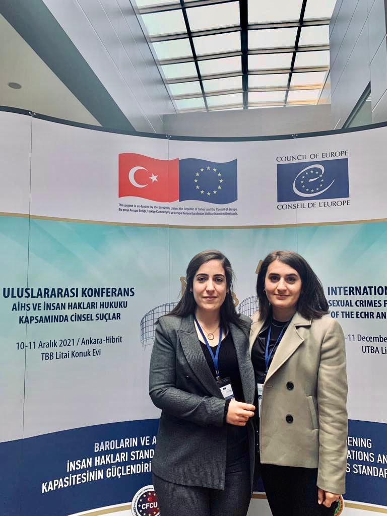 AİHS ve İNSAN HAKLARI HUKUKU KAPSAMINDA CİNSEL SUÇLAR KONULU KONFERANSA KATILDIK